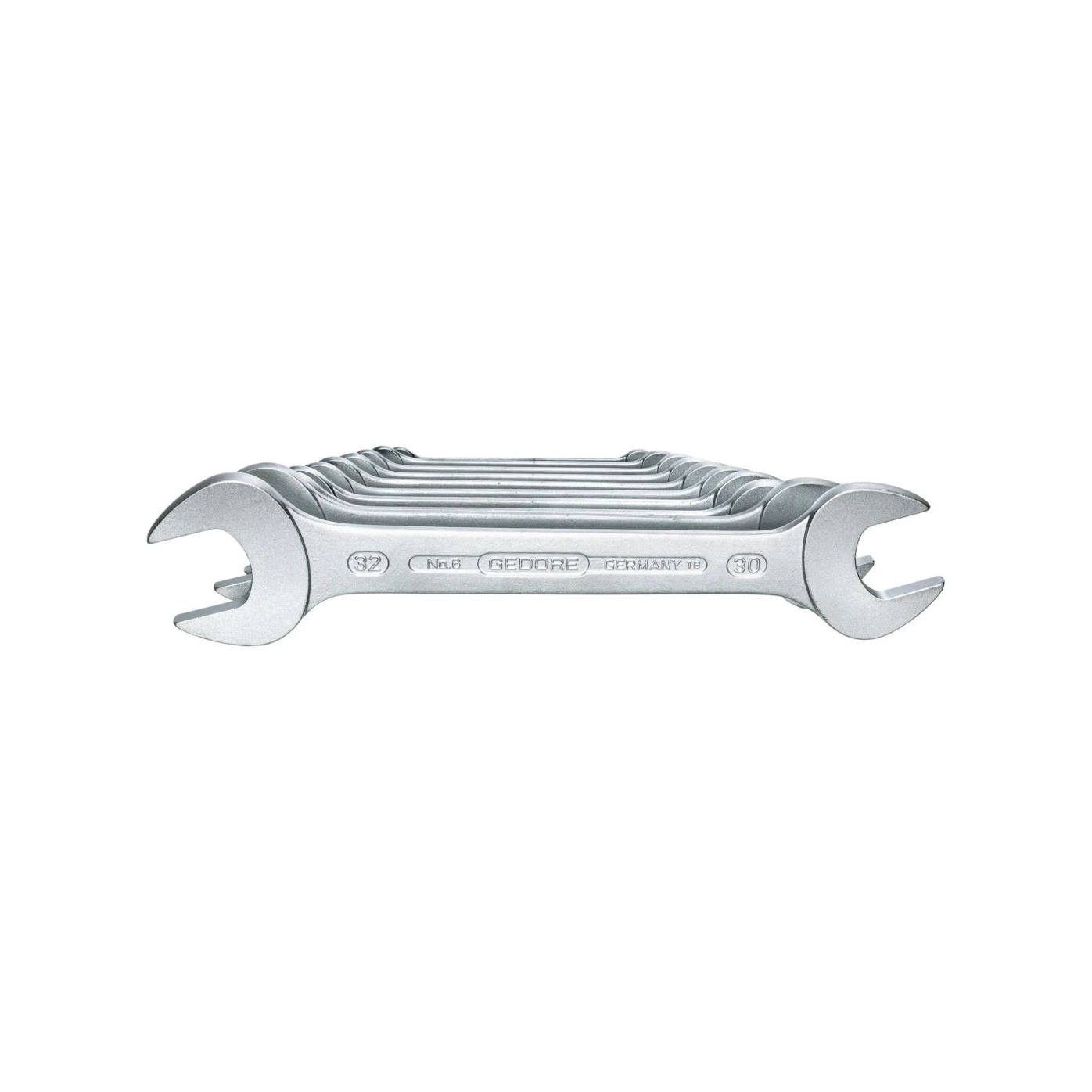 Gedore 6077620 6-100 Kettős csavarkulcs készlet, 10 részes, 6 - 32 mm (6077620)