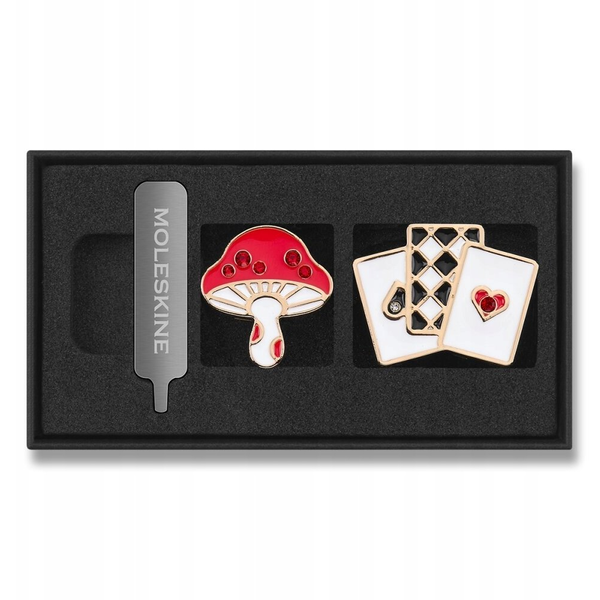 Ozdoba na zápisník Moleskine – Alice in Wonder, Mushroom