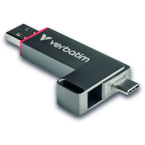 Verbatim Dual QuickStick USB-nøgle 1 TB USB Type-A / USB Type-C 3.2 Gen 1 (3.1 Gen 1) Grå