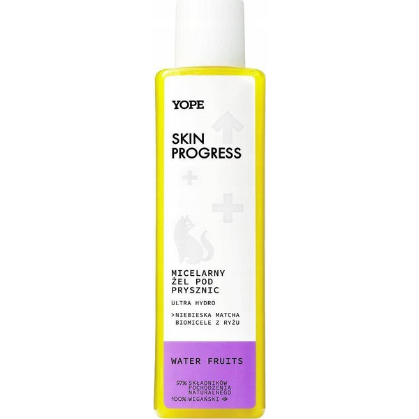 Yope Micelarny żel pod prysznic ULTRA HYDRO - WATER FRUITS, 200 ml