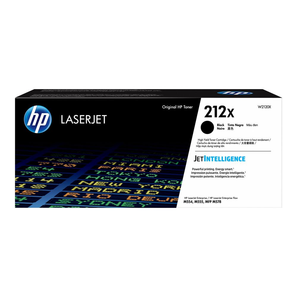 HP 212X - High Yield - black - original - LaserJet - toner cartridge (W2120X) (W2120X)