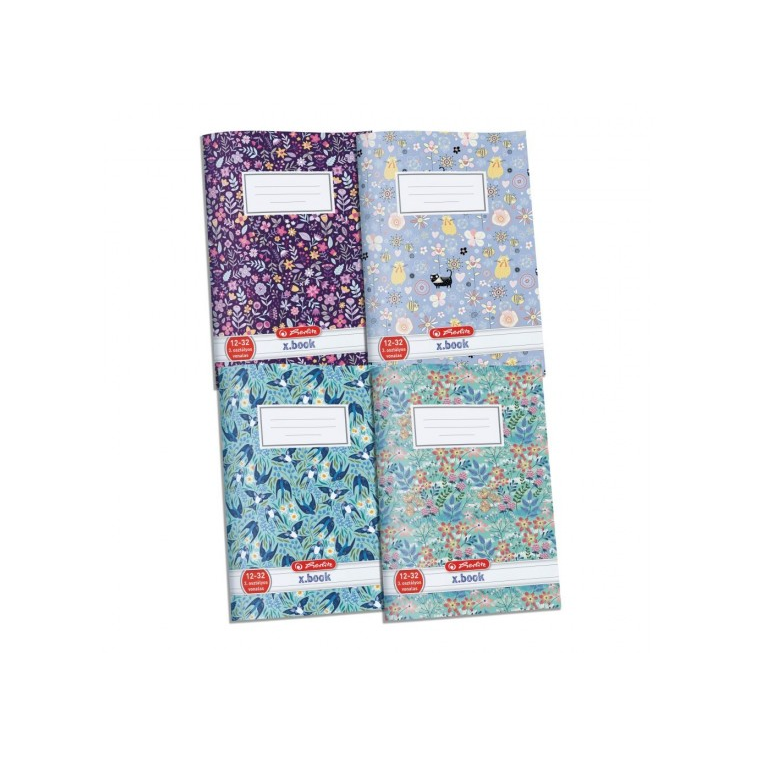 Herlitz x.book: Lányos 32 lapos A5 3. osztályos vonalas füzet (9540881)