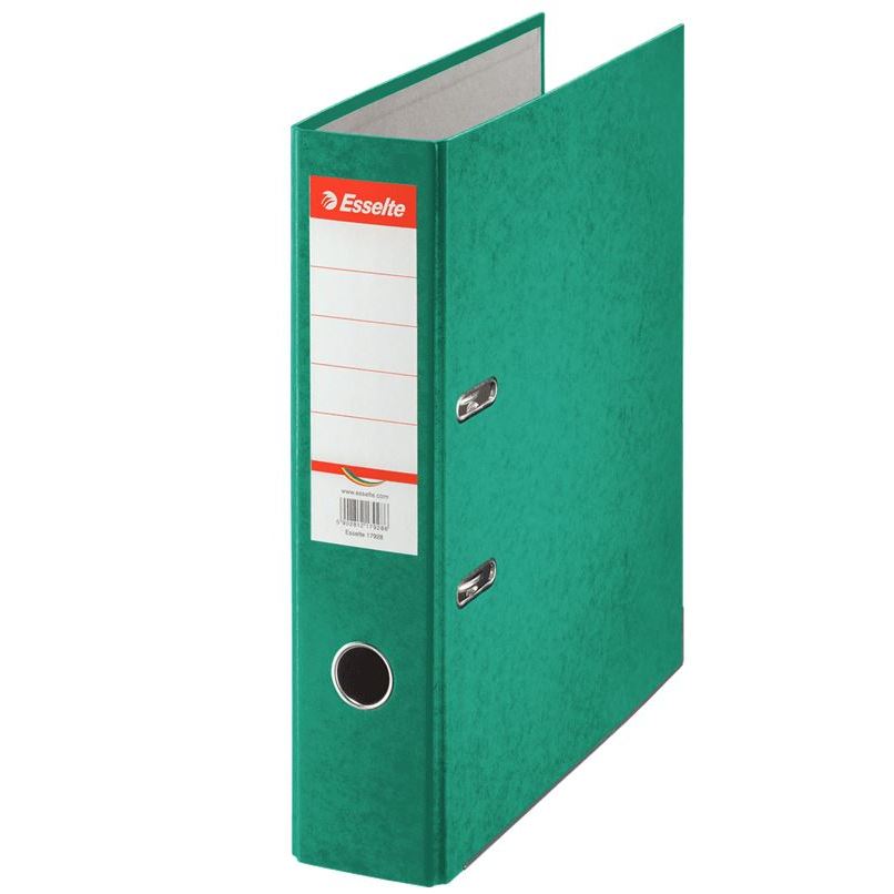Esselte Rainbow karton iratrendező zöld (17927) (esselte17927)