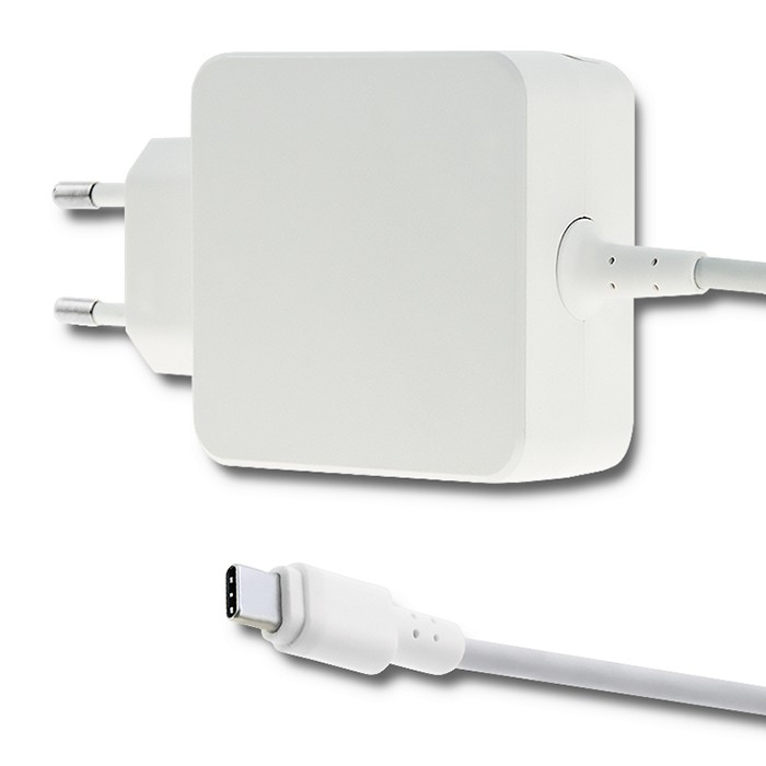 Qoltec Hálózati USB-C töltő 45W Fehér (50194)