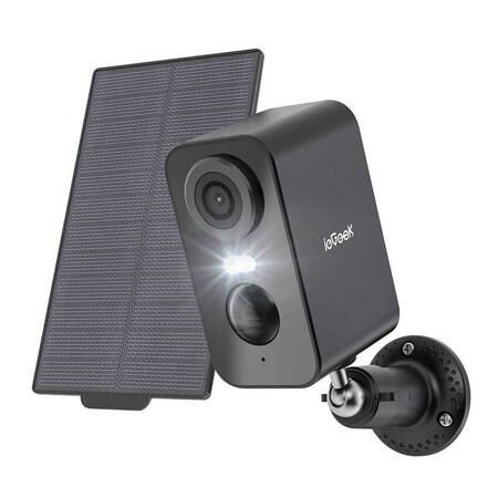 IeGeek ZS-GX3S 3MP WiFi kültéri kamera napelem panellel fekete (5906168438158) (ZS-GX3S Black)