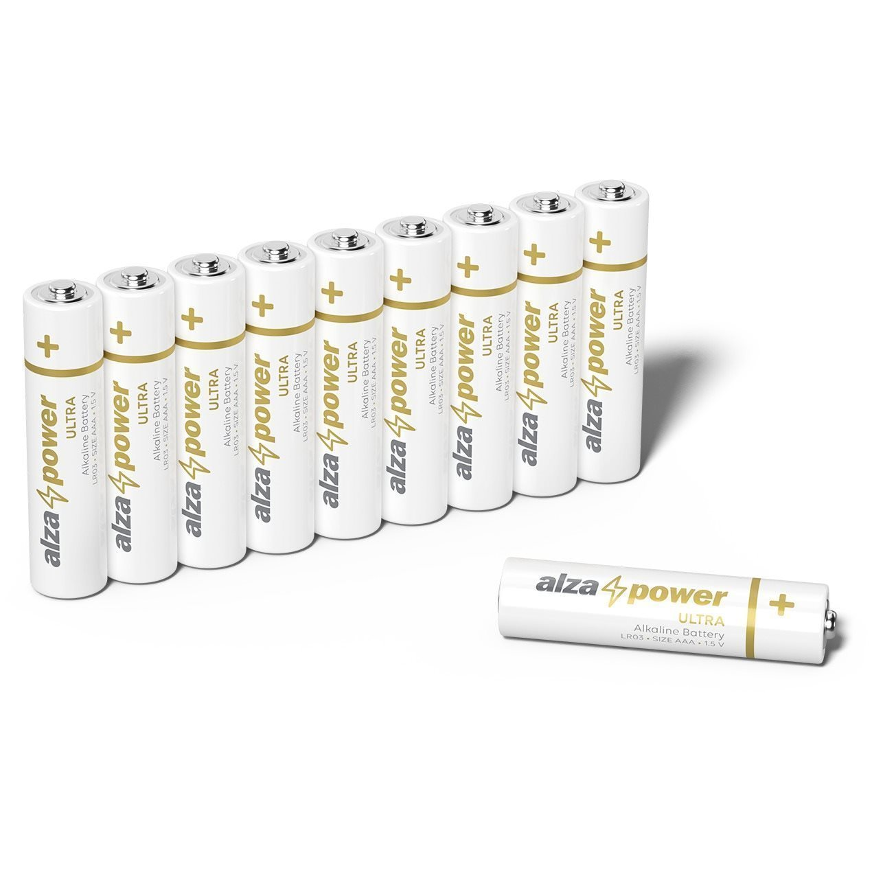 AlzaPower Ultra Alkaline LR03 (AAA) 10db ökocsomagban (APW-BAAA10BXU)