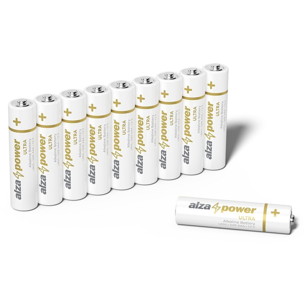 AlzaPower Ultra Alkaline LR03 (AAA) 10db ökocsomagban
