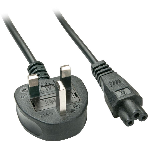 Lindy 30409 electriciteitssnoer Zwart 2 m C5 stekker