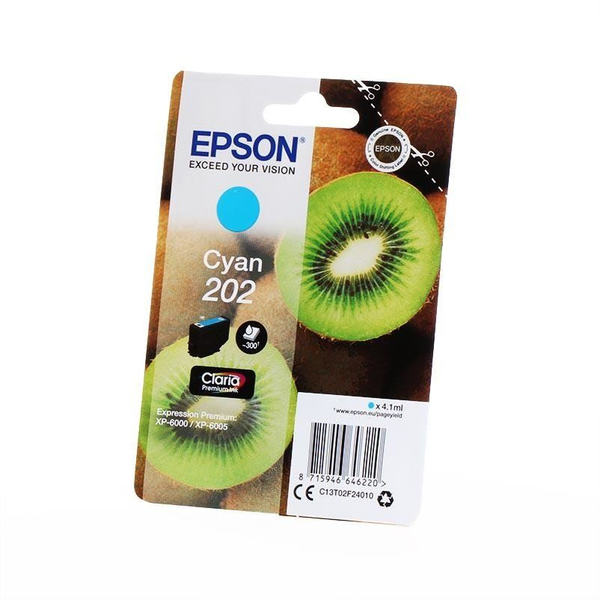 Epson Kiwi 202 blækpatron 1 stk Original Standard udbytte Blå