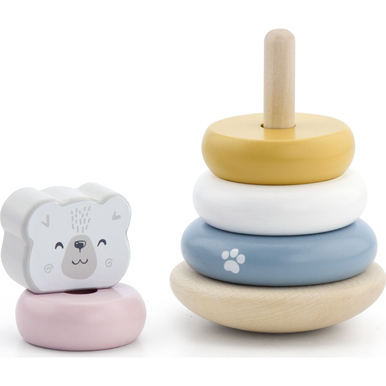 Fából készült gyűrűk jegesmedve (6971608440052)