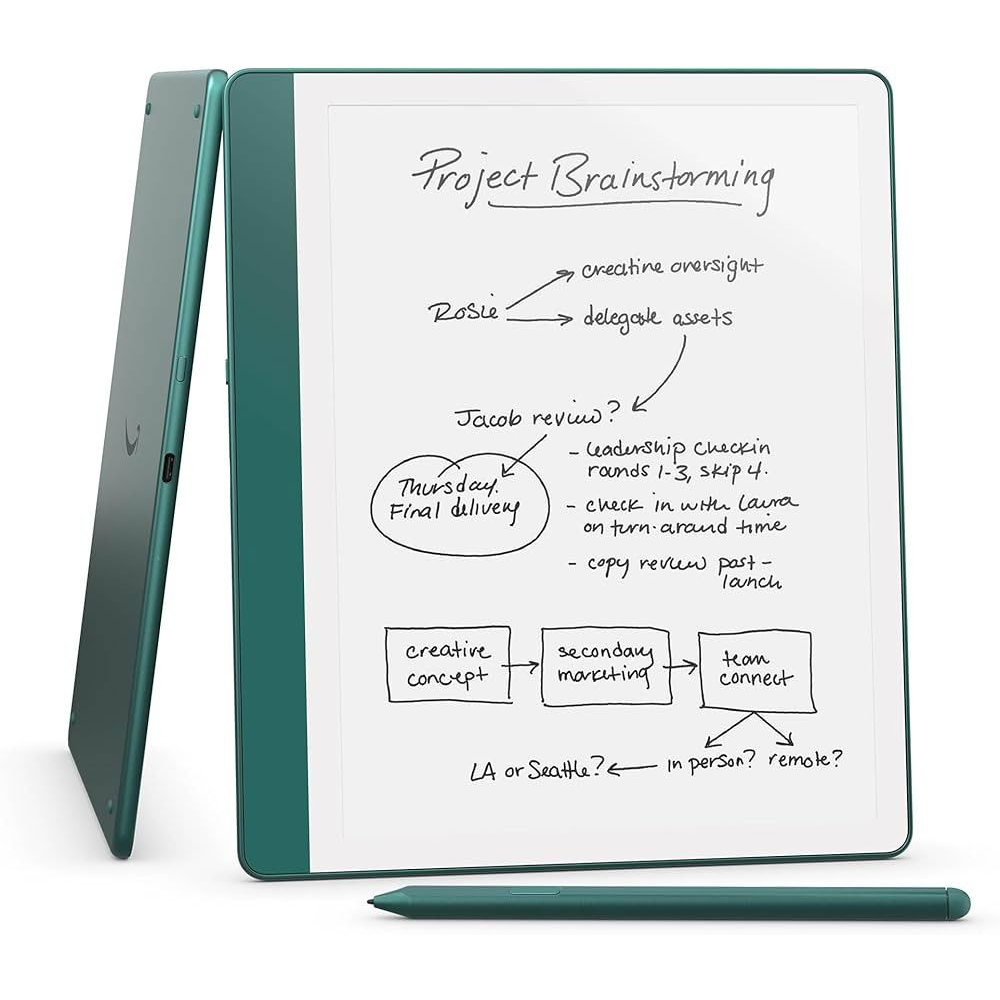 Amazon Kindle Scribe 2024 64GB prémium tollal, zöld (B0CZB9Z477)