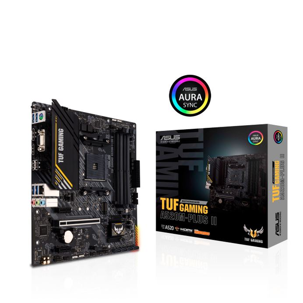 ASUS TUF GAMING A520M-PLUS II AMD A520 Socket AM4 Micro ATX