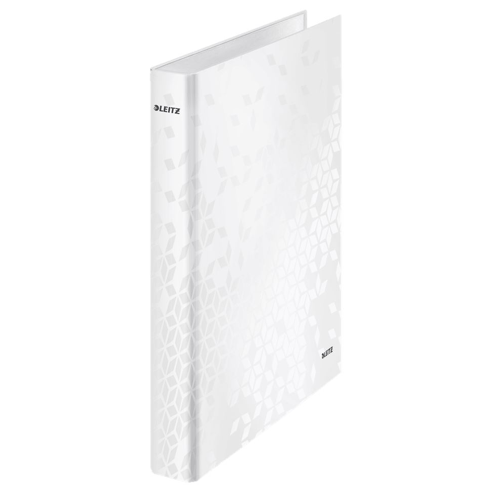 Leitz WOW laminált gyűrűskönyv fehér (42420001) (lei42420001)