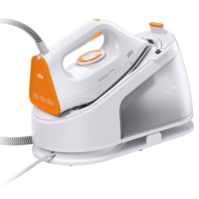 Braun 1 IS 1511WH CareStyle Gőzállomás 1.7L 5.5 bar - Fehér / Narancssárga (0128807000)