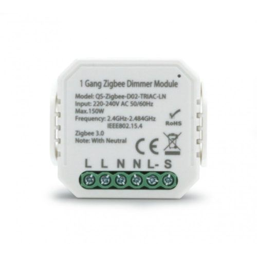 SMARTZILLA Tuya Zigbee kapcsoló mögé rejthető 1 csatornás dimmelhető kapcsoló okosító (2046404-1) (smart20464041)