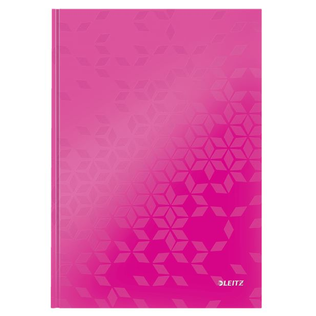 Leitz WOW beírókönyv A4 vonalas, rózsaszín (46251023) (lei46251023)