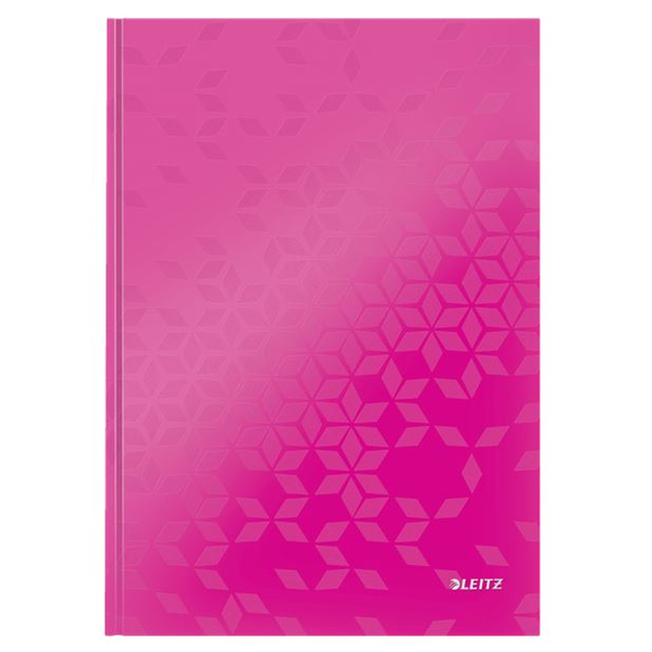 Leitz WOW beírókönyv A4 vonalas, rózsaszín (46251023)