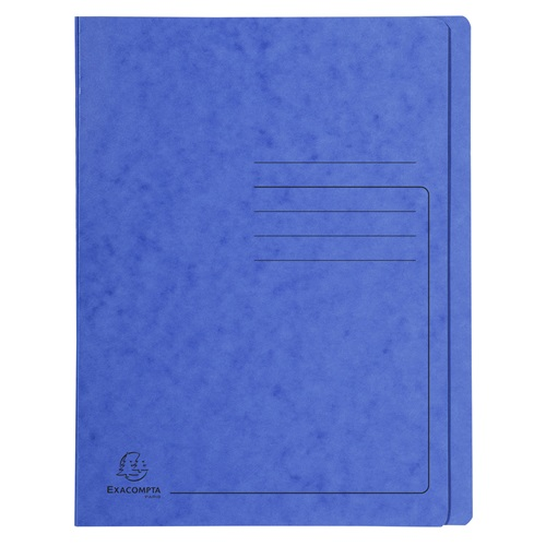 Exacompta Schnellhefter DIN A4 Colorspankarton blau
