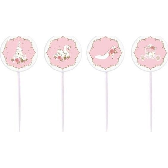 Mini Tortagyertya - 4 db, Hercegnők: Hattyú (0194099000734)