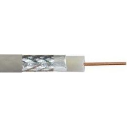 Koaxiálny kábel RG-6, 75 Ohm, tienenie (2x fólia + opletenie 77%), Eca,