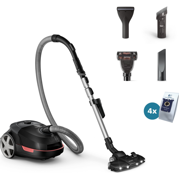 Philips 6000 series XD6142/12 aspirapolvere a traino 4 L A cilindro Secco 900 W Sacchetto per la polvere