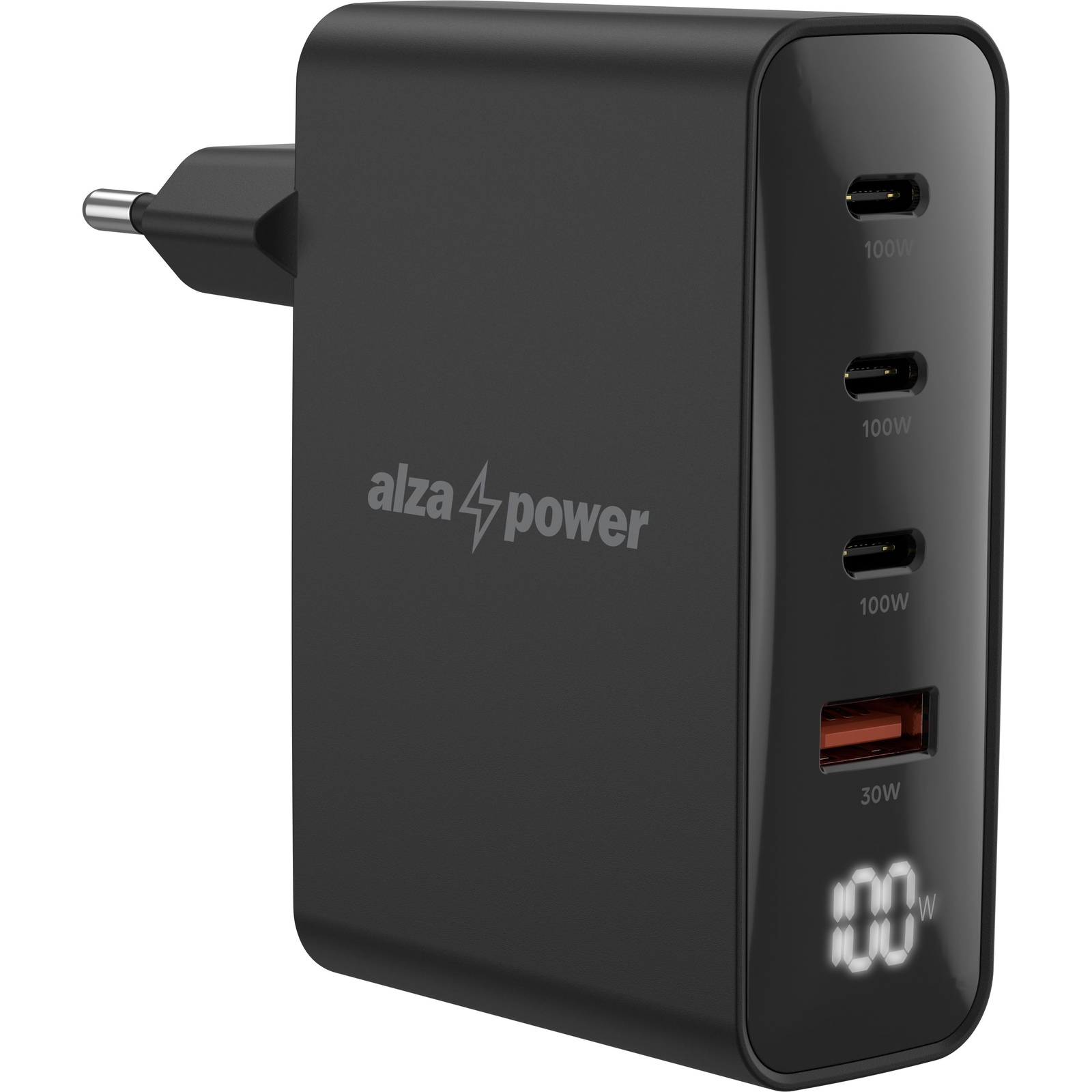 AlzaPower MG8603CA Fast Charge 100 W - fekete (APW-MG8603CADB)