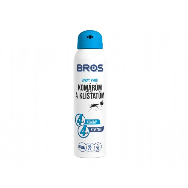 BROS Szúnyog- és kullancsriasztó spray, 90 ml (5904517321236)