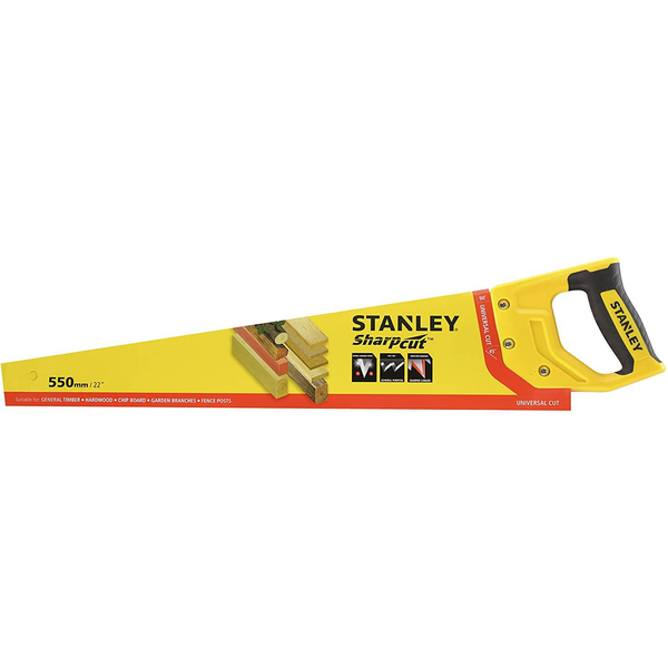 Stanley 2. generációs Sharpcut fűrész 7 TPI 550mm