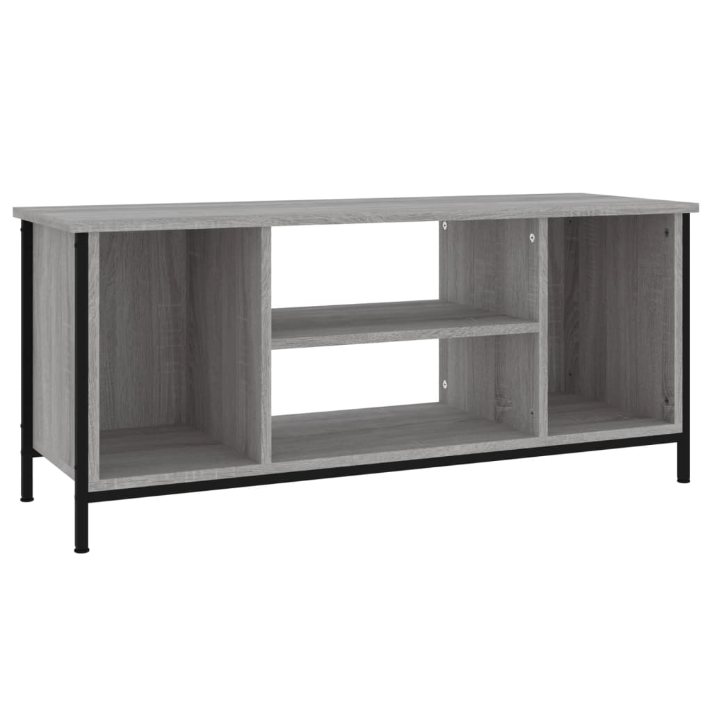 szürke sonoma színű szerelt fa TV-szekrény 102x35x45 cm (826288)