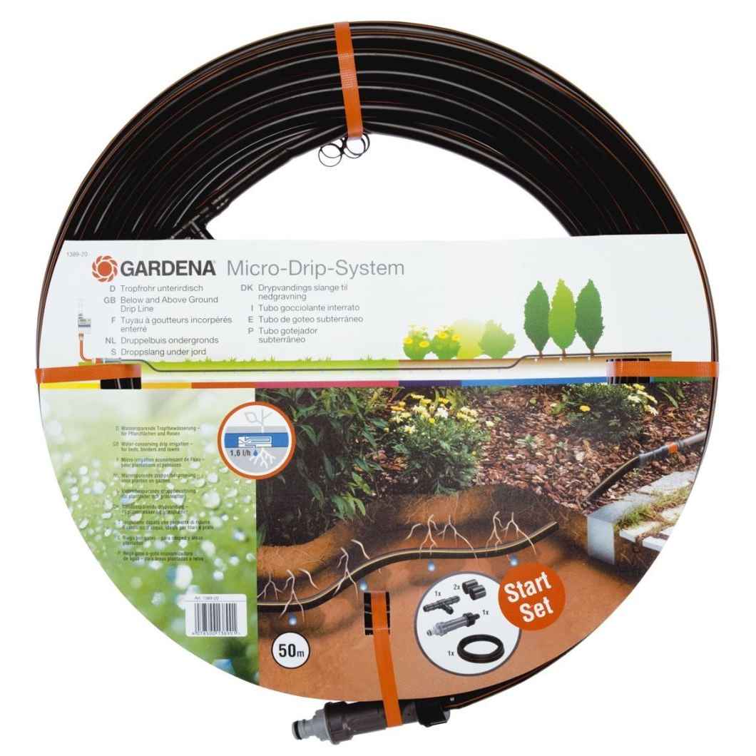 Gardena 1389-20 MD föld alatti csepegtetőcső 50 m + alapelem (1389-20)