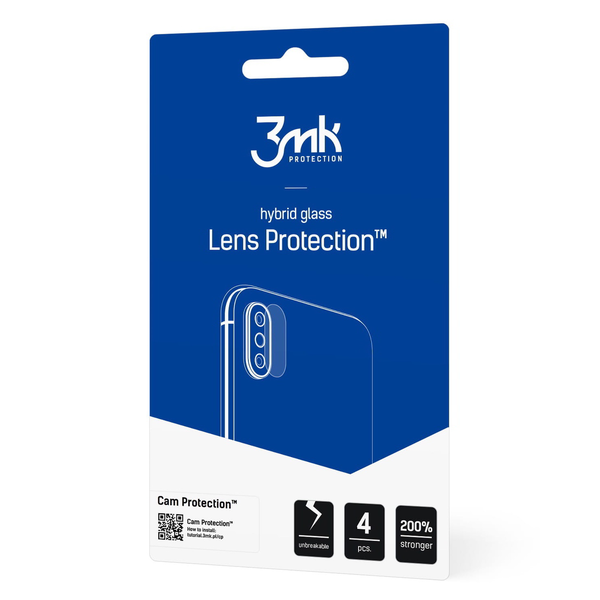 3mk Lens Protection Samsung Galaxy Z Flip 4 előlapi kamera védő üveg