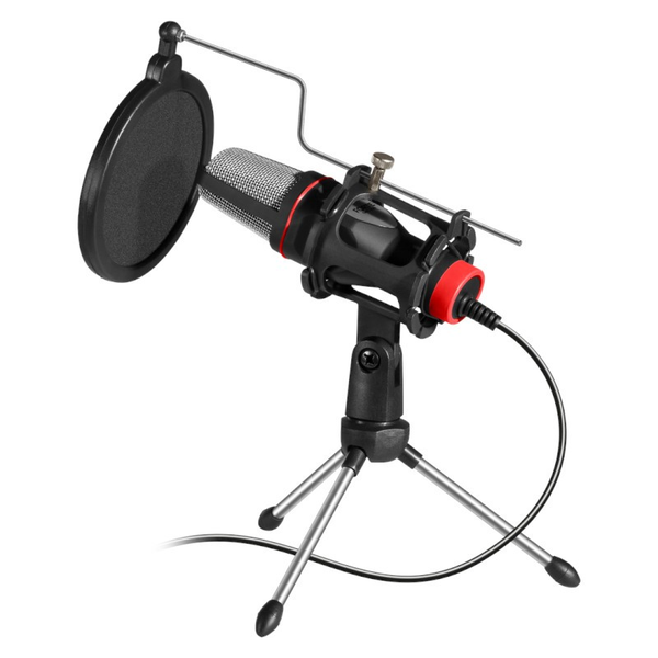 Жичен микрофон, Defender, Forte GMC 300, 3.5m, черен