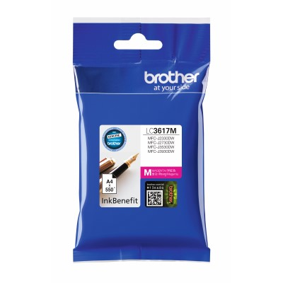 Brother LC-3617M blækpatron 1 stk Original Standard udbytte Magenta