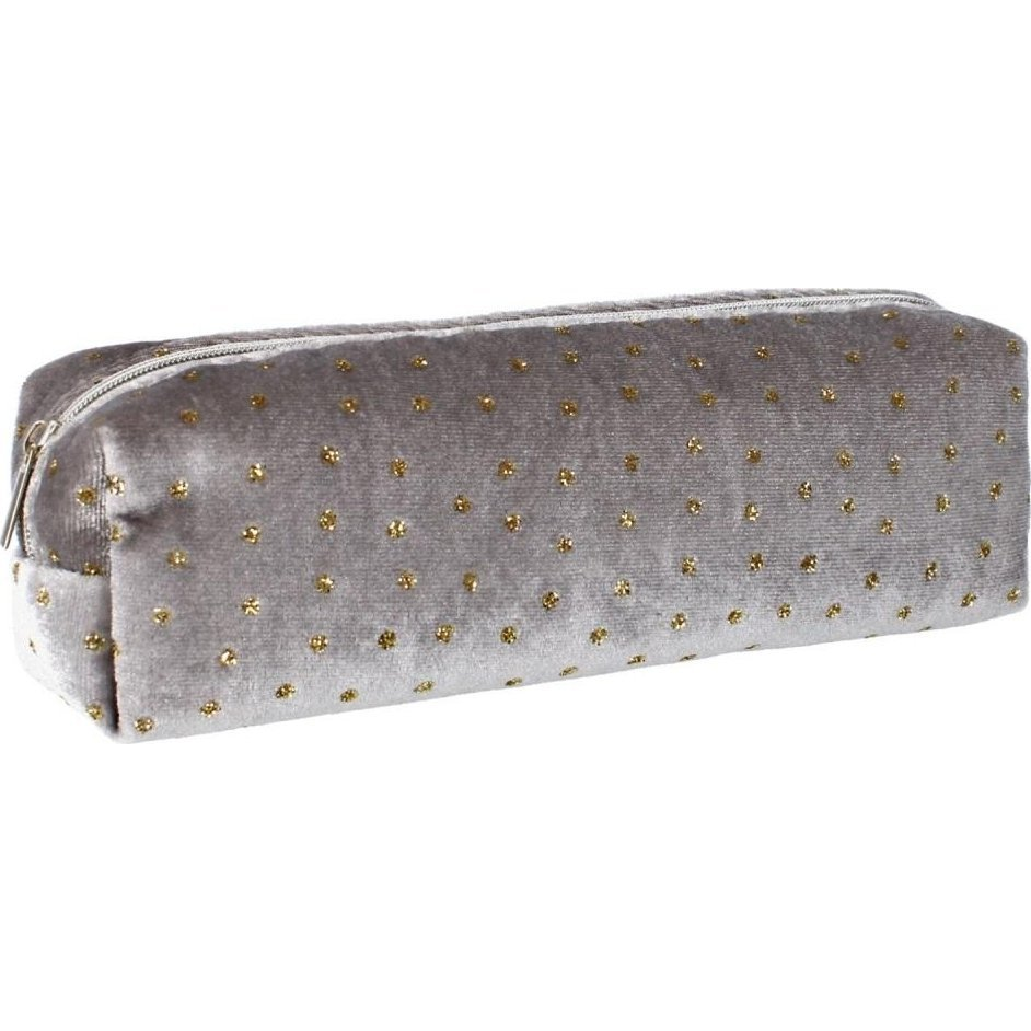 Starpak Szögletes Plüss Tolltartó - Crystal Ezüst (STK PIO546)