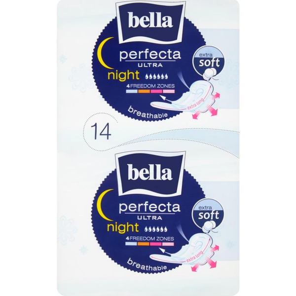 Bella bella perfecta ultre night extra soft podpaski 14 szt