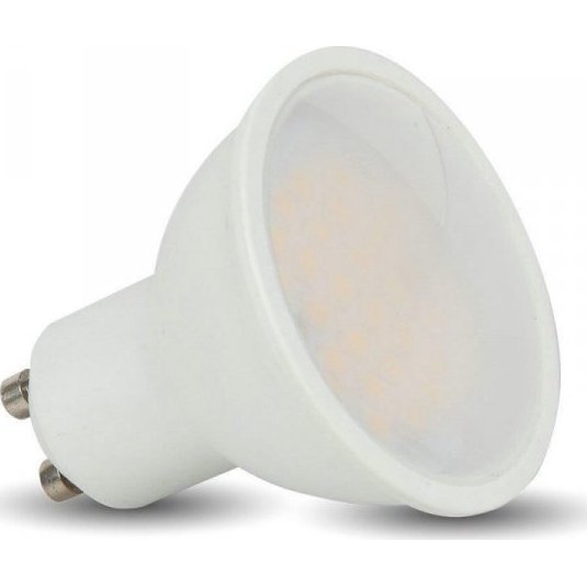 V-Tac LED Szpot Égő Matt Üveg Előlappal - 5 W, GU10, Meleg Fehér (211685)