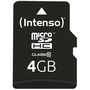 4GB Intenso MicroSDHC 20MB/s +Adapter (3413450)