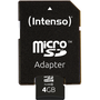 4GB Intenso MicroSDHC 20MB/s +Adapter (3413450)