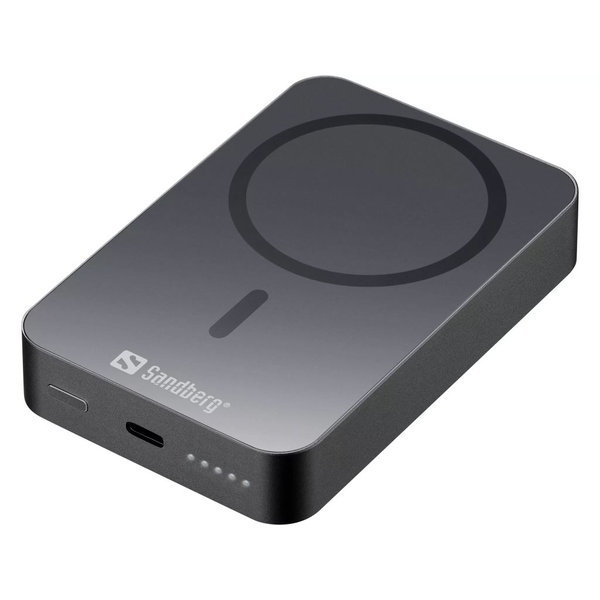 Sandberg 420-97 batteria portatile Litio 10000 mAh Carica wireless Nero