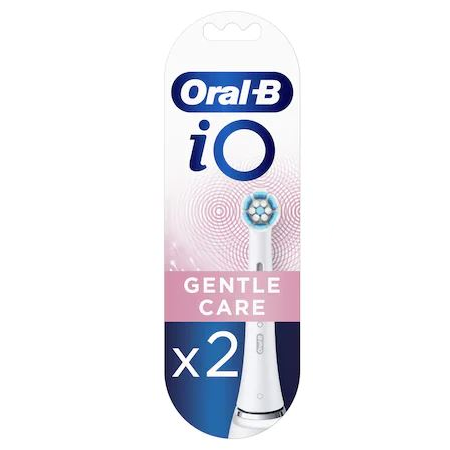 Oral-B iO Gentle Care 4210201343646 глава на четка за зъби 2 броя Бяла