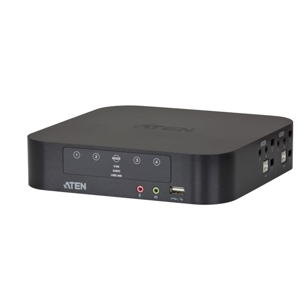 ATEN CS1944 KVM превключвател Черен