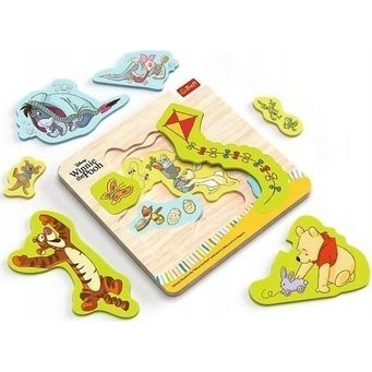 Trefl Puzzle drewniane Winnie The Pooh 12el TREFL