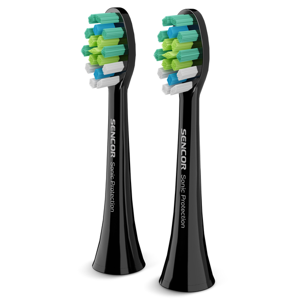 Sencor SOX 102 Prémium Szónikus fogkefe Pótfej - Fekete (2db)