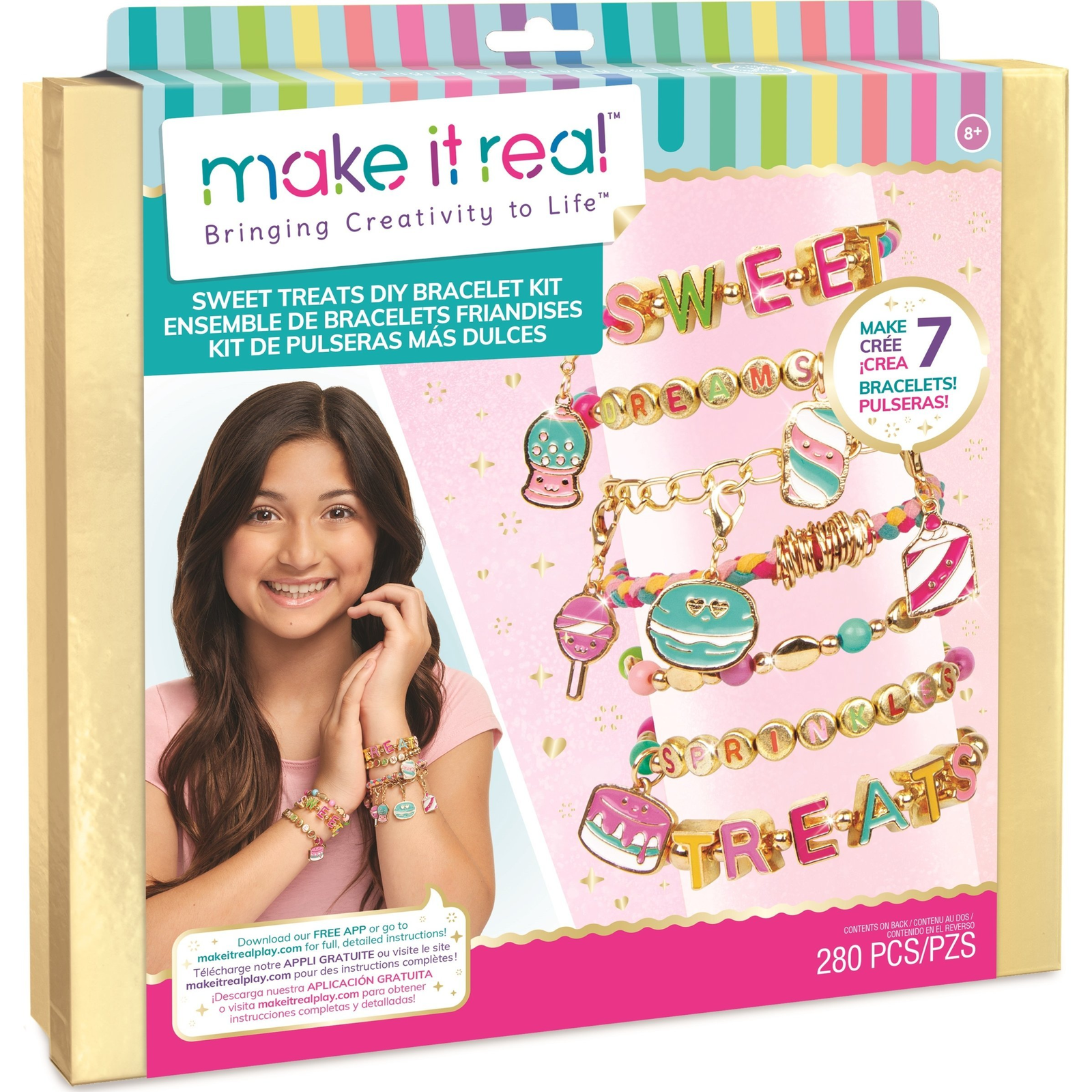 Make It Real Sweet Treats karkötőkészítő készlet (1728)