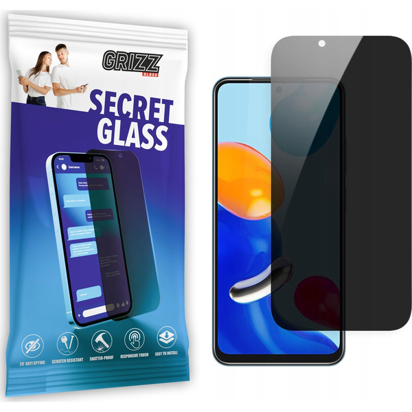  GrizzGlass Szkło prywatyzujące GrizzGlass SecretGlass Xiaomi Redmi Note 11 5G