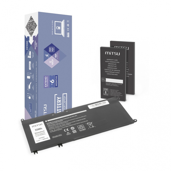 Mitsu Dell Inspiron 5587 / 7588 Notebook akkumulátor 55Wh