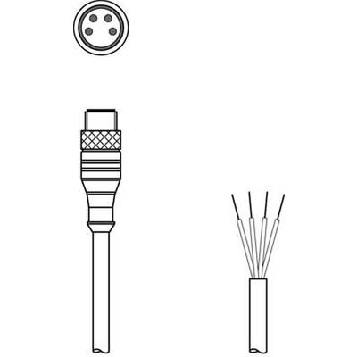 Leuze Electronic 50130836 Csatlakozóvezeték 1 db (50130836)