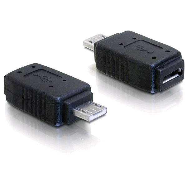Adaptér USB micro A+B zásuvka / micro A zástrčka Delock 65032
