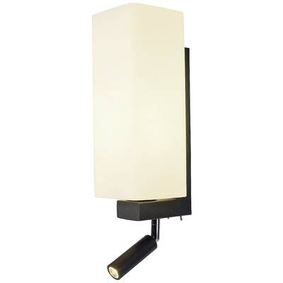 SLV QUADRASS SPOT (1003428) LED-es fali lámpa E27 2 W Fekete (1003428)