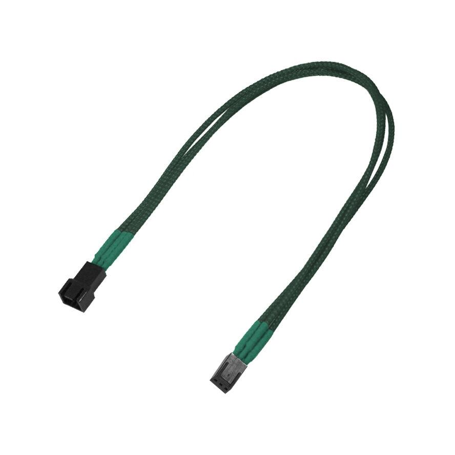 Kabel Nanoxia 3-Pin Molex Verlängerung, 30 cm, grün (NX3PV3EG) (NX3PV3EG)